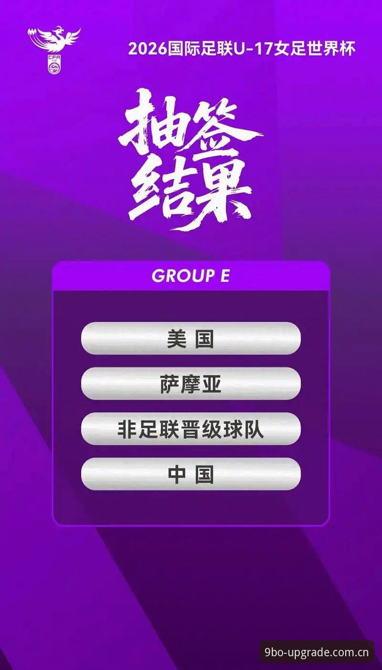 U17世界杯抽签结果解读：中国男女足分组形势与观赛实用指南